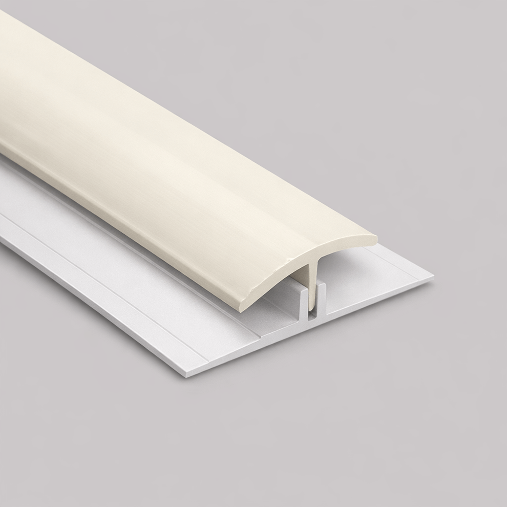Ivory Satin Hygienic Wall Cladding 2-Part Joiner 3.05m image